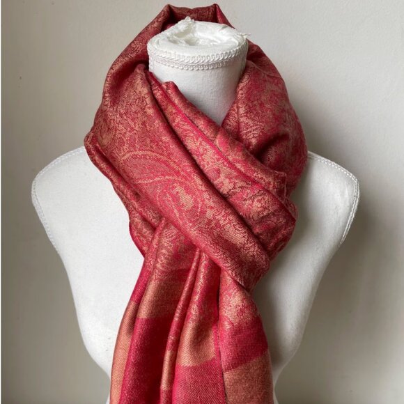 Silky soft scarf shawl and wrap, Holiday scarf, Gift for loved ones - Picture 2 of 6